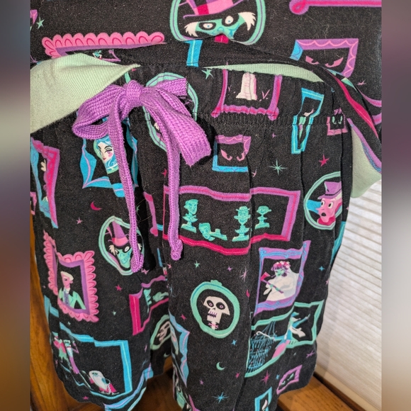 Disney The Haunted Mansion Ghosts Short Sleep Set Size Medium - Picture 7 of 9